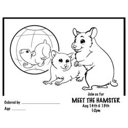 Coloring page: Hamster (Animals) #8095 - Free Printable Coloring Pages