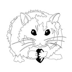 Coloring page: Hamster (Animals) #8098 - Free Printable Coloring Pages
