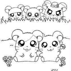 Coloring page: Hamster (Animals) #8108 - Free Printable Coloring Pages