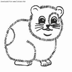 Coloring page: Hamster (Animals) #8121 - Free Printable Coloring Pages