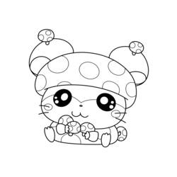 Coloring page: Hamster (Animals) #8201 - Printable coloring pages