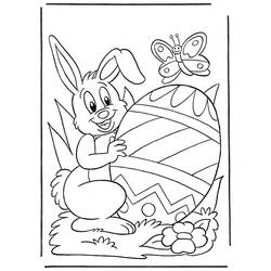 Coloring page: Hare (Animals) #10080 - Printable coloring pages