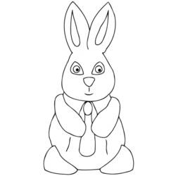 Coloring page: Hare (Animals) #10086 - Free Printable Coloring Pages