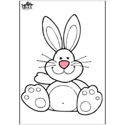 Coloring page: Hare (Animals) #10091 - Printable coloring pages
