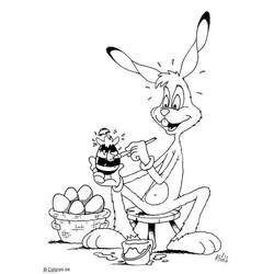 Coloring page: Hare (Animals) #10117 - Free Printable Coloring Pages