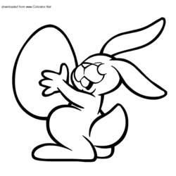 Coloring page: Hare (Animals) #10118 - Printable coloring pages