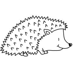 Hedgehog (Animals) coloring page #190622 to print and color