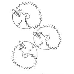 Coloring page: Hedgehog (Animals) #8244 - Printable coloring pages