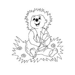 Coloring page: Hedgehog (Animals) #8247 - Free Printable Coloring Pages