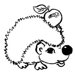 Coloring page: Hedgehog (Animals) #8288 - Printable coloring pages
