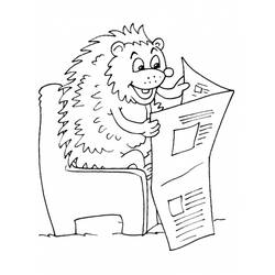 Coloring page: Hedgehog (Animals) #8320 - Free Printable Coloring Pages