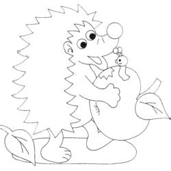 Coloring page: Hedgehog (Animals) #8393 - Free Printable Coloring Pages
