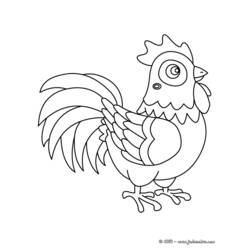 Coloring page: Hen (Animals) #17479 - Free Printable Coloring Pages