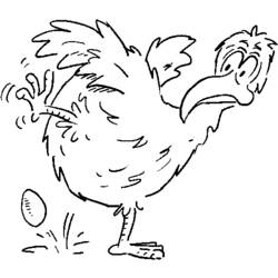 Coloring page: Hen (Animals) #17512 - Free Printable Coloring Pages