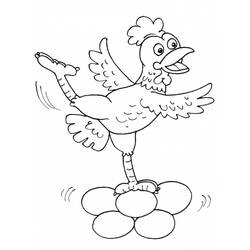 Coloring page: Hen (Animals) #17515 - Free Printable Coloring Pages