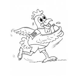 Coloring page: Hen (Animals) #17573 - Free Printable Coloring Pages