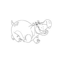 Hippopotamus (Animals) coloring page #189014 to print and color
