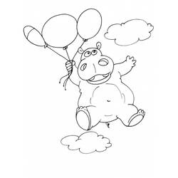 Coloring page: Hippopotamus (Animals) #8634 - Free Printable Coloring Pages