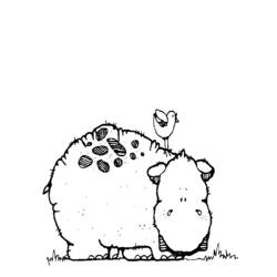 Coloring page: Hippopotamus (Animals) #8676 - Free Printable Coloring Pages