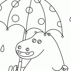 Coloring page: Hippopotamus (Animals) #8715 - Free Printable Coloring Pages