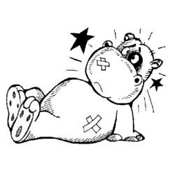 Coloring page: Hippopotamus (Animals) #8722 - Free Printable Coloring Pages