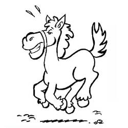 Horse (Animals) coloring page #178237 to print and color