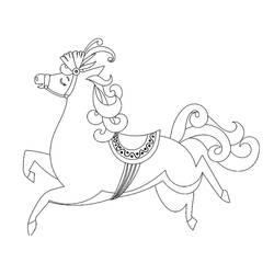 Horse (Animals) coloring page #178254 to print and color
