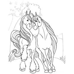 Horse (Animals) coloring page #178275 to print and color