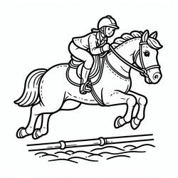 Horse (Animals) coloring page #216507 to print and color
