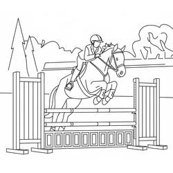 Horse (Animals) coloring page #216511 to print and color