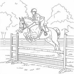 Horse (Animals) coloring page #216522 to print and color