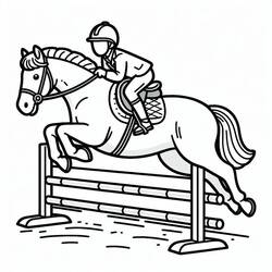 Horse (Animals) coloring page #216525 to print and color