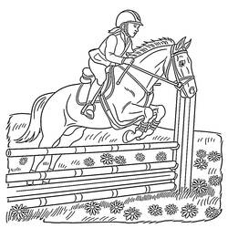 Horse (Animals) coloring page #216531 to print and color