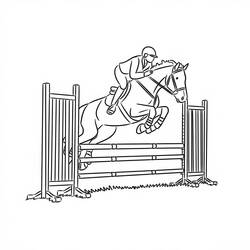 Horse (Animals) coloring page #216532 to print and color