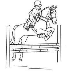 Horse (Animals) coloring page #216537 to print and color