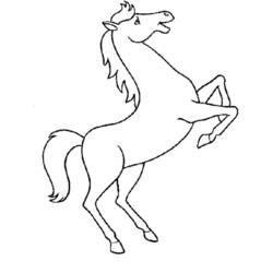 Coloring page: Horse (Animals) #2171 - Free Printable Coloring Pages