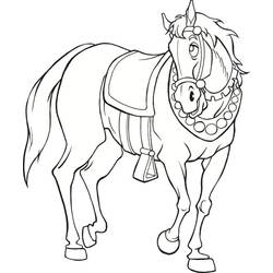 Horse (Animals) coloring page #217703 to print and color