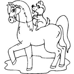 Coloring page: Horse (Animals) #2188 - Free Printable Coloring Pages