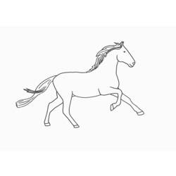 Coloring page: Horse (Animals) #2196 - Free Printable Coloring Pages