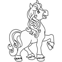 Coloring page: Horse (Animals) #2204 - Free Printable Coloring Pages