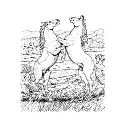 Coloring page: Horse (Animals) #2214 - Free Printable Coloring Pages