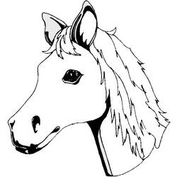 Coloring page: Horse (Animals) #2216 - Free Printable Coloring Pages