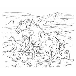 Coloring page: Horse (Animals) #2226 - Free Printable Coloring Pages