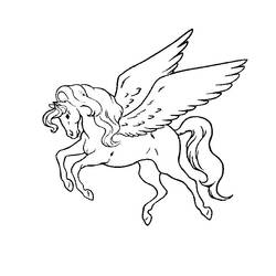 Coloring page: Horse (Animals) #2236 - Free Printable Coloring Pages