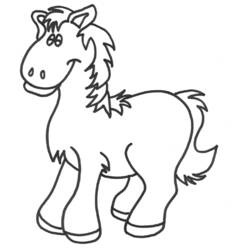 Coloring page: Horse (Animals) #2248 - Free Printable Coloring Pages