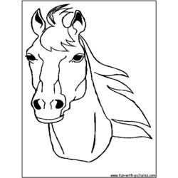 Coloring page: Horse (Animals) #2260 - Free Printable Coloring Pages