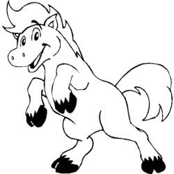 Coloring page: Horse (Animals) #2263 - Free Printable Coloring Pages