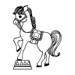 Coloring page: Horse (Animals) #2267 - Printable coloring pages
