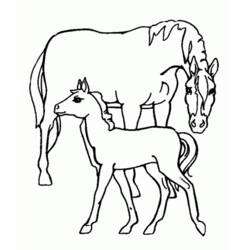 Coloring page: Horse (Animals) #2290 - Free Printable Coloring Pages
