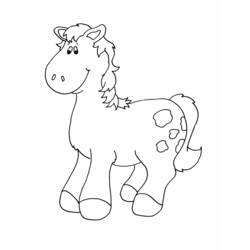 Coloring page: Horse (Animals) #2304 - Free Printable Coloring Pages